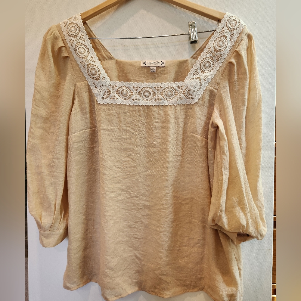 Nanette Lepore size smaññ vintage look blouse - Picture 2 of 10